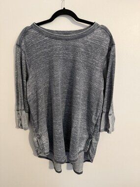Jane & Delancey 3/4 Sleeve Gray Tunic 1X